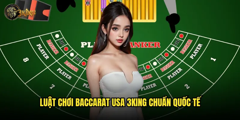 Có gì đặc biệt khi chơi Baccarat USA tại 3king? 2 Luật chơi Baccarat USA 3king chuẩn quốc tế